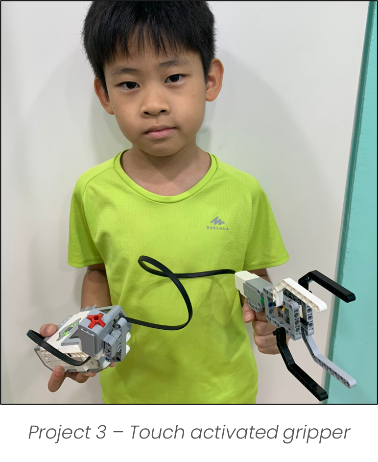 Project 3: Touch activated gripper