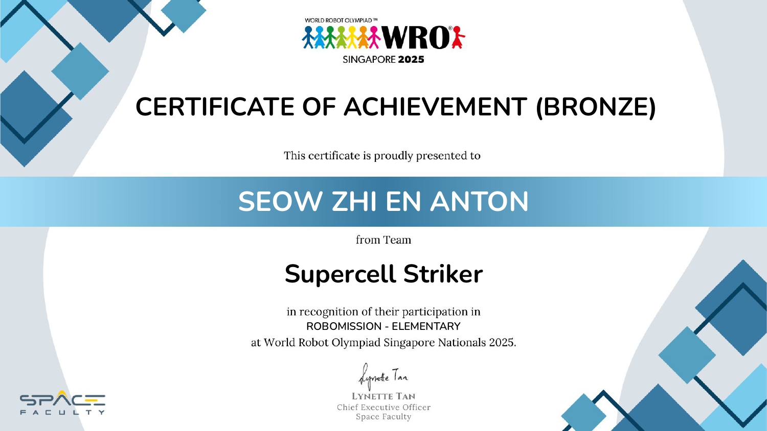 WRO Bronze