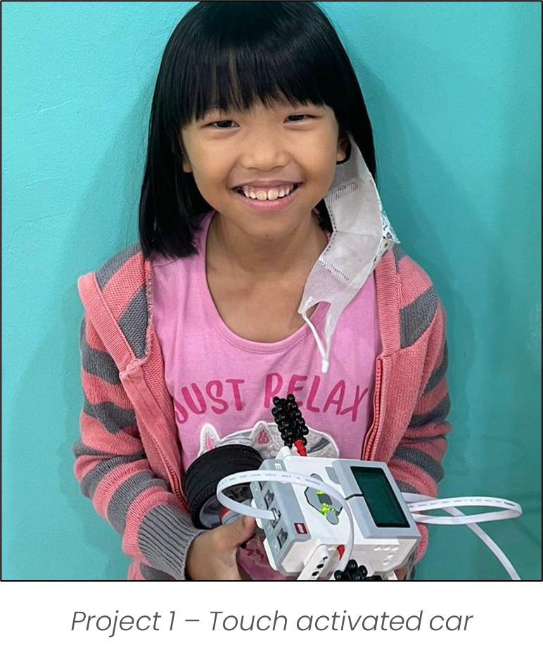 Project 1: Touch activated car