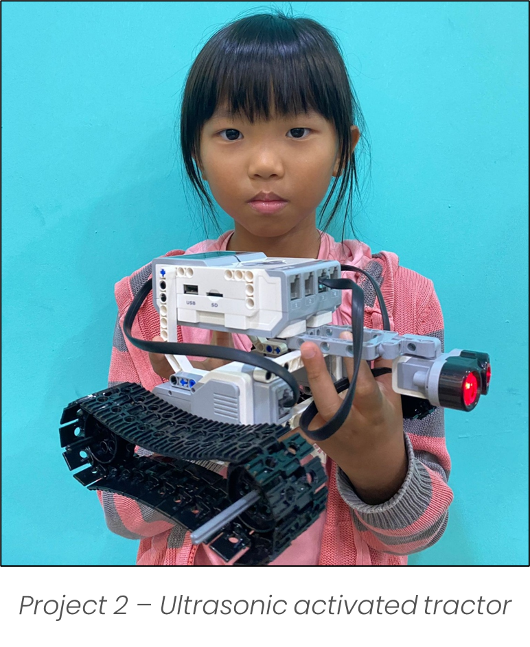 Project 2: Ultrasonic Activated Tractor