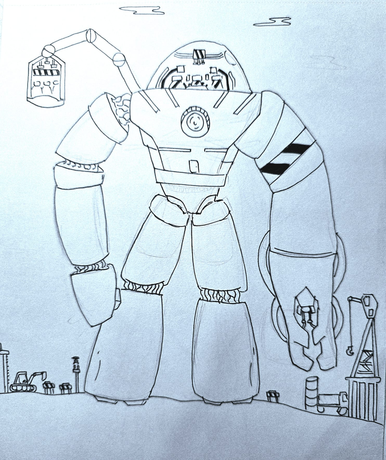 MY VERSION OF A CONSTRUCTION ROBOT